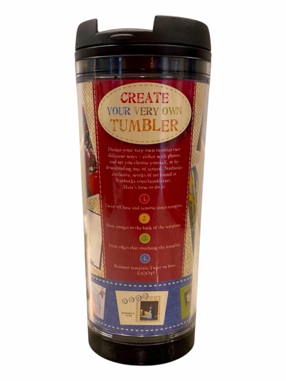 Starbucks DIY create your own tumbler